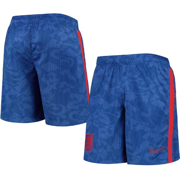 2020 Euro England Away Blue Soccer Shorts